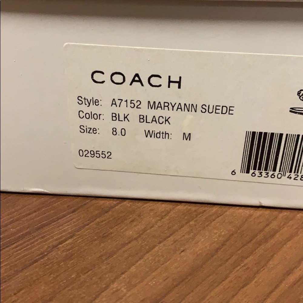 NEW ! Black Coach Maryann Suede & Rabbit Furr Boots - Picture 2 of 6
